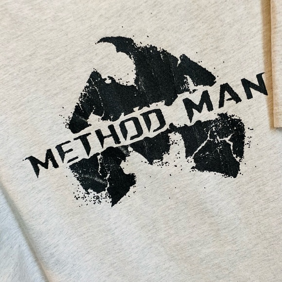 🔥🔥 Vintage Wu Tang Rap tee shirt 90s method man concert hip hop gray xxl - Picture 2 of 5